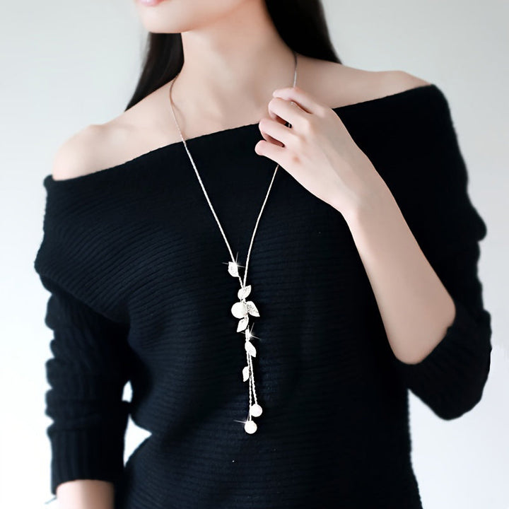 Vintage Leaf Necklace