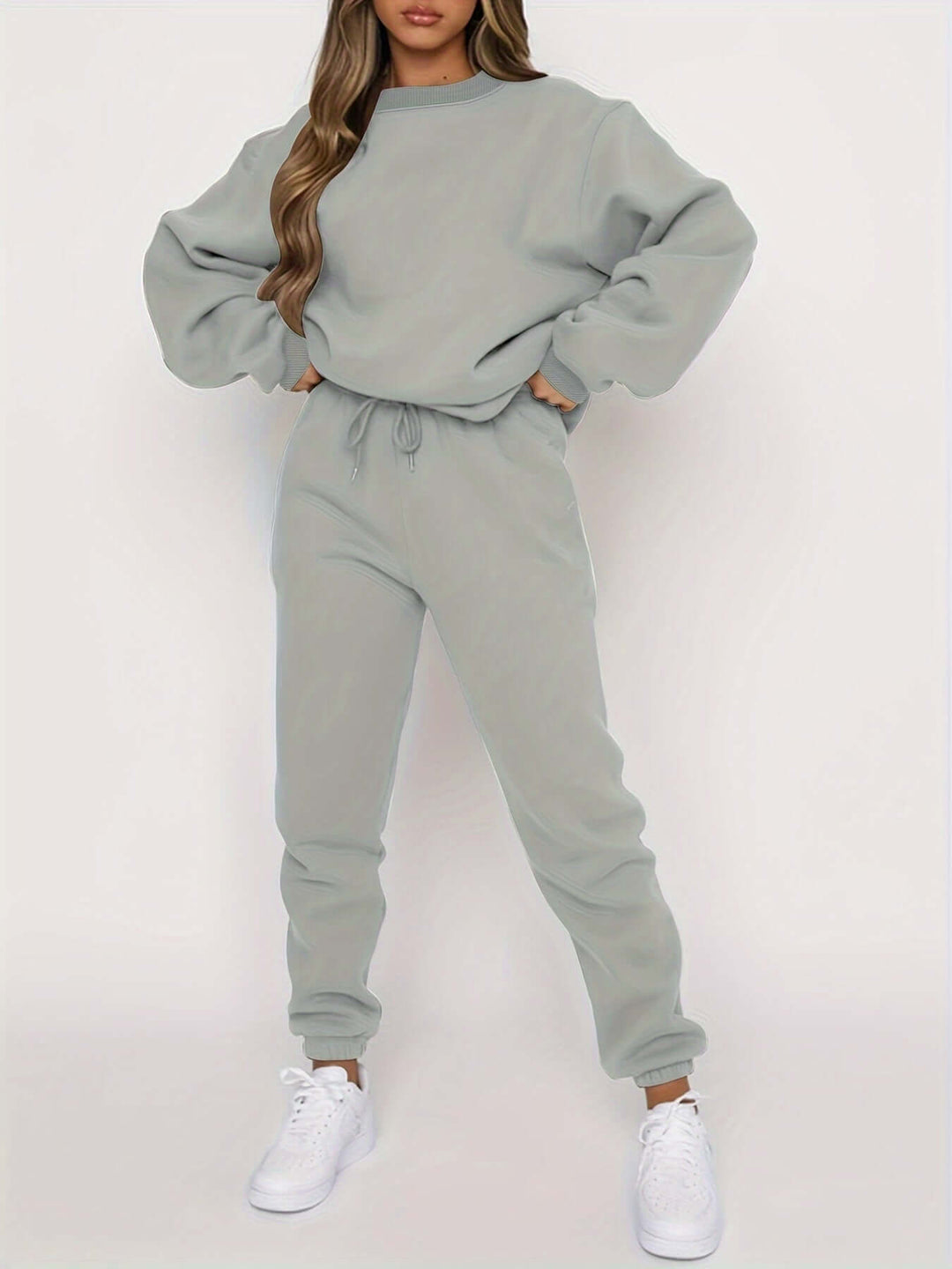 Women's Oversized Sweater and Joggers Tracksuit