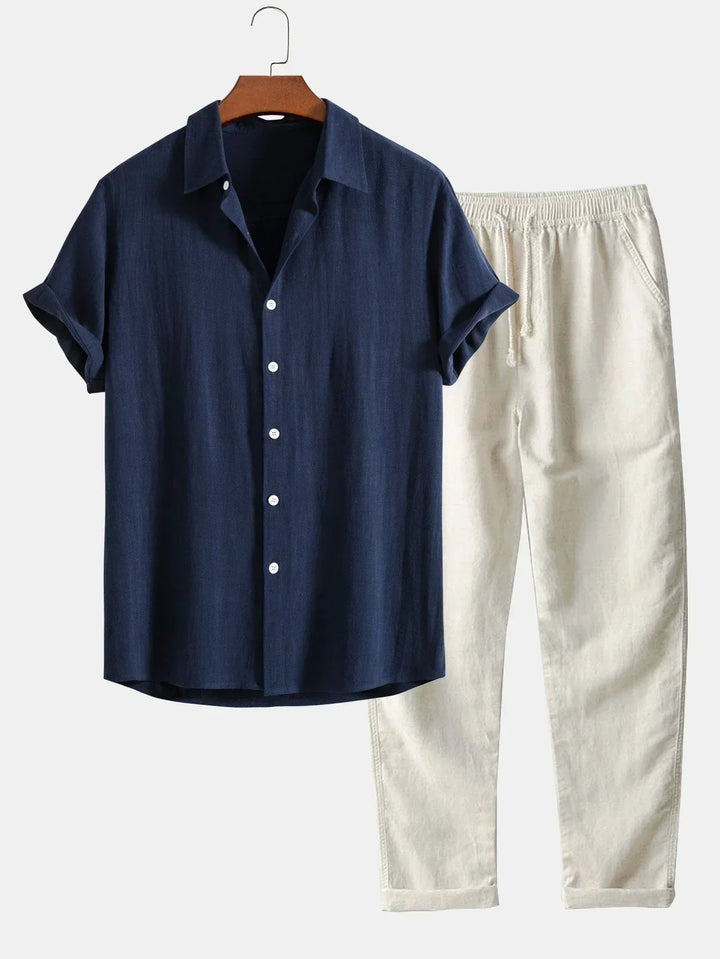 ELENA HARPER™  |  LINEN SUMMER SET FOR MEN
