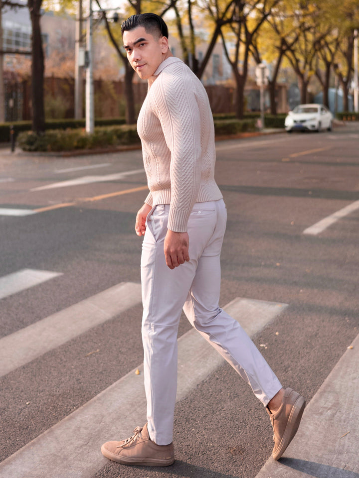 Henley Polo Sweater