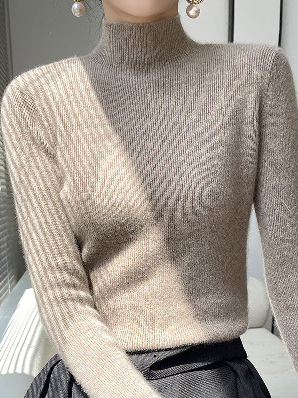Adriana Soft Knit Turtleneck Sweater - Elena Harper