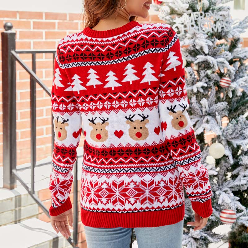 Casual Christmas Knitted Sweater