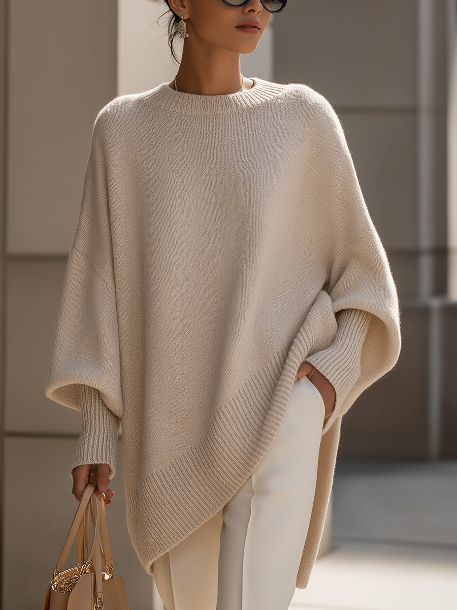 Alina Minimal Luxe Knit Sweater - Elena Harper