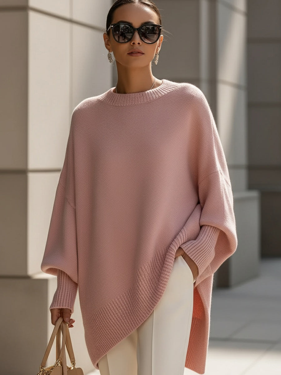 Yasmine – Elegant oversized poncho for women