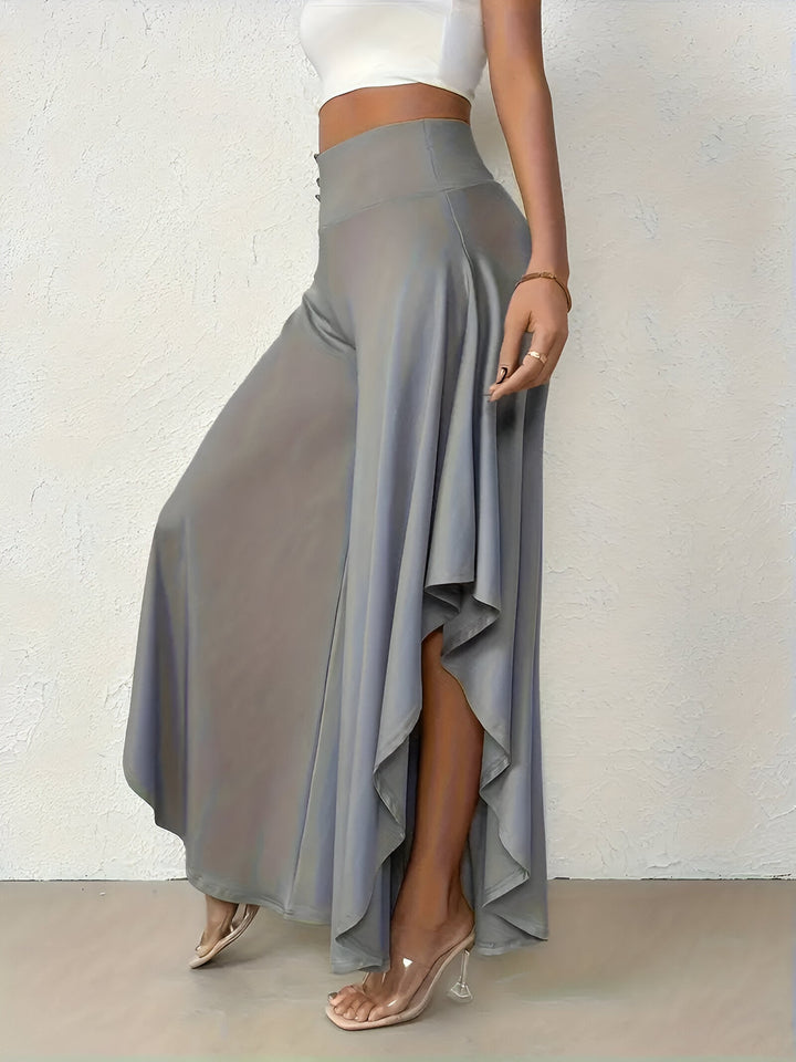 Cléa - Asymmetrical Wide Pants