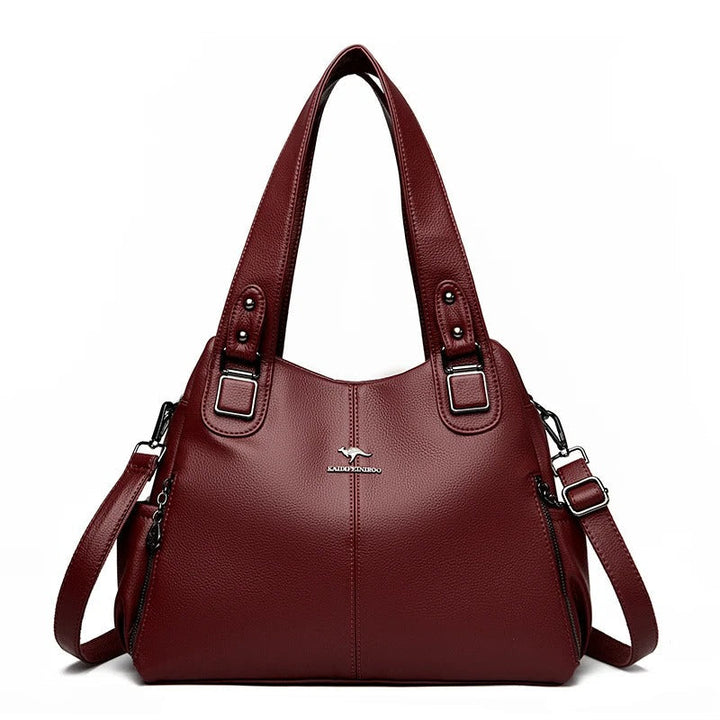 Kiloran Vintage Leather Bag, view 4 - Elena Harper