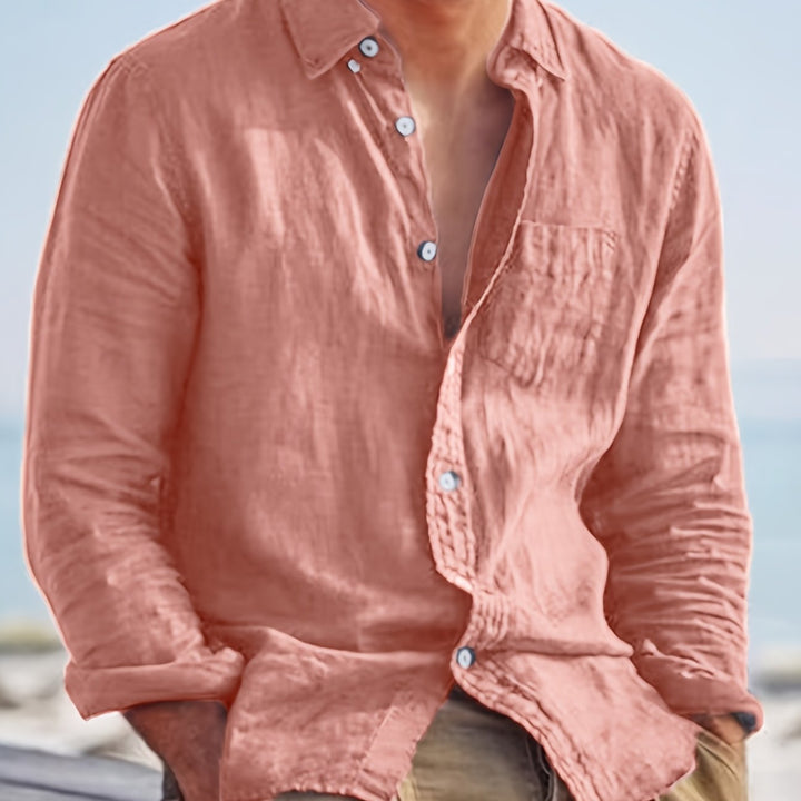 Cotton Shirt for Men - Elena Harper