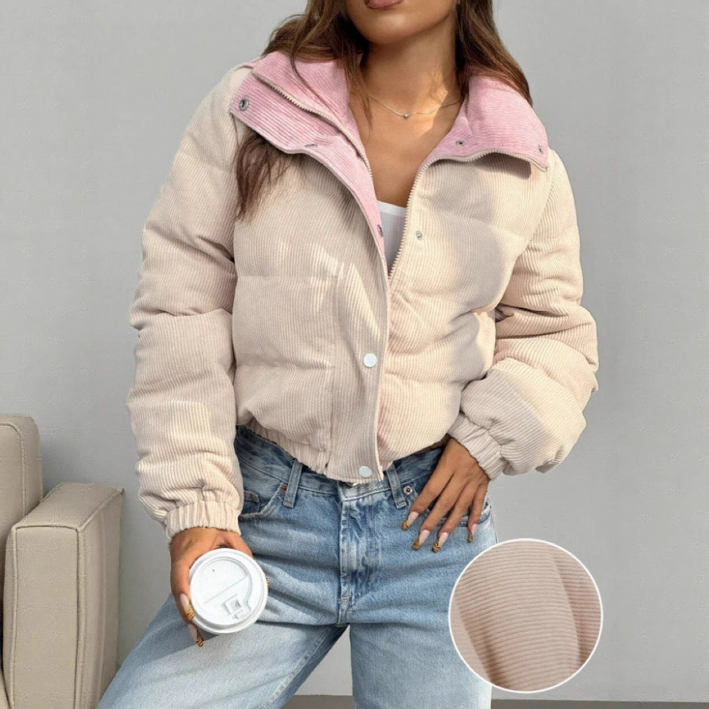 Women's Quilted Effect Jacket - Ilara