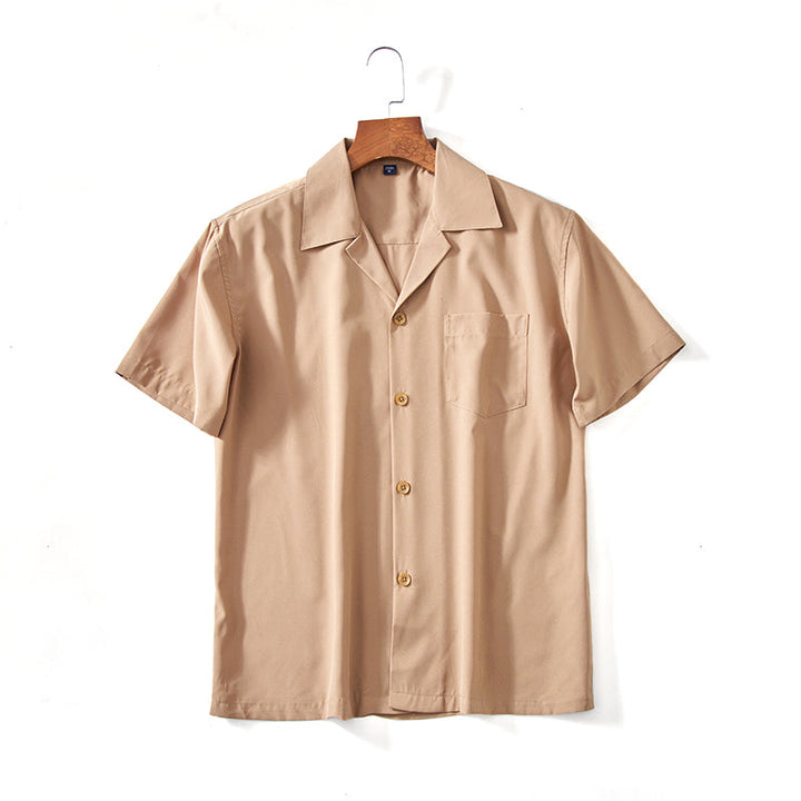 Cuban Collar Shirt for Men - Elena Harper