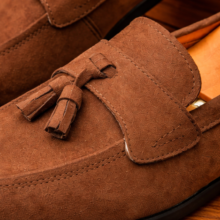 Authentic Suede Loafers - Elena Harper
