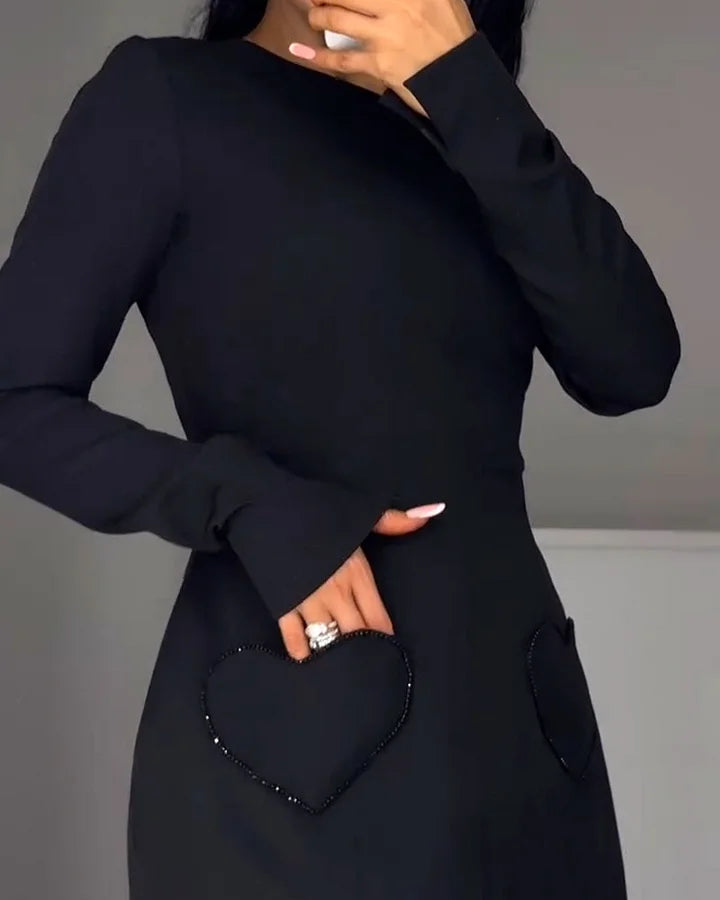 Jazira - Long Sleeves Dress with Drawstring Waist