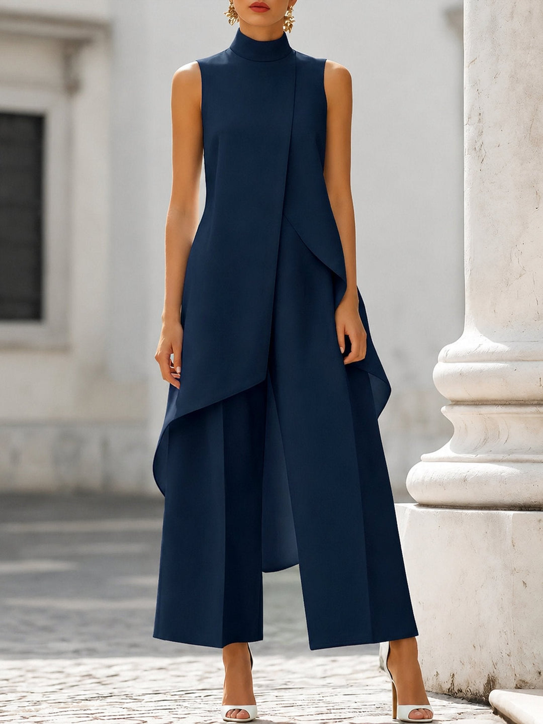 Amelia | Asymmetrical and Elegant Women's Two-Piece Set