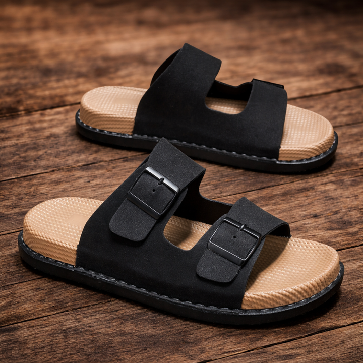 Adjustable Buckle Sandals - Elena Harper