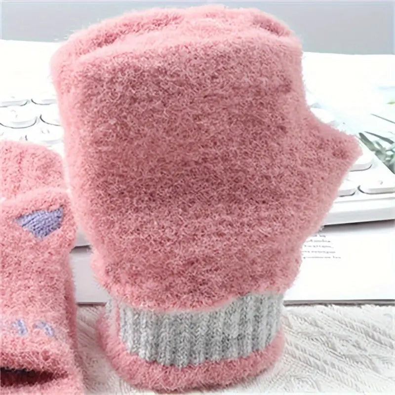 Warm Cartoon Gloves