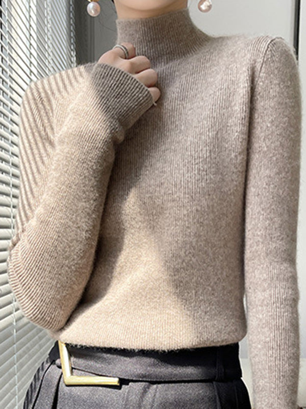 Adriana Soft Knit Turtleneck Sweater - Elena Harper