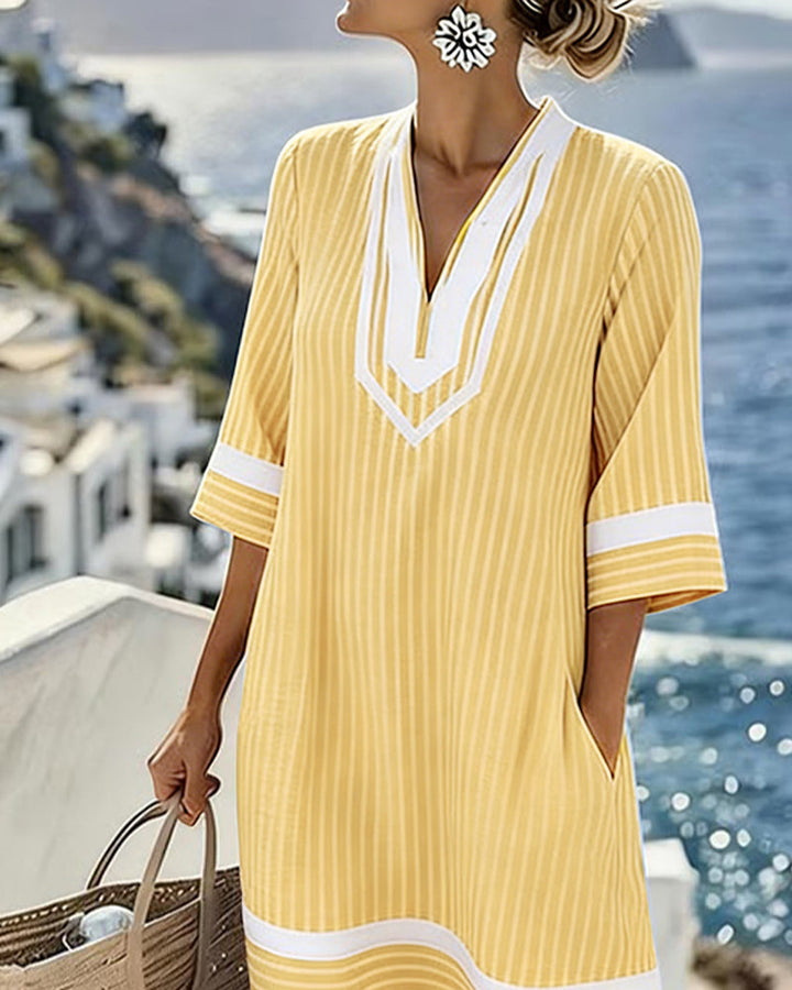 MINI STRIPED DRESS FOR WOMEN