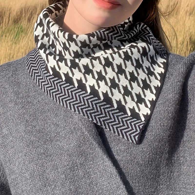 Casual Checkered Scarf