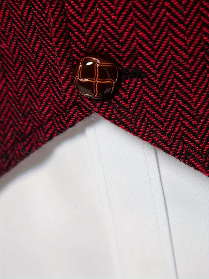 Ferry Single-Breasted Waistcoat with Lapels, view 2 - Elena Harper