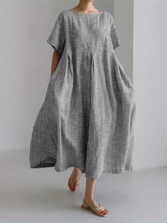Bianca™ | Casual Long Dress with Comfortable Cut & Retro Style