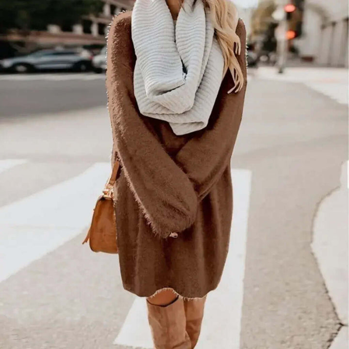 Mini Dress with Loose Sleeves