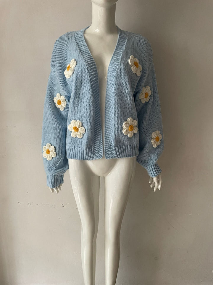 Loose Knit Women's Cardigan - Soft and Colorful