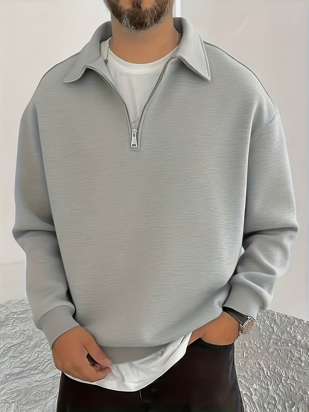 Maxim | Premium Half-Zip Sweatshirt for Comfortable Warmth