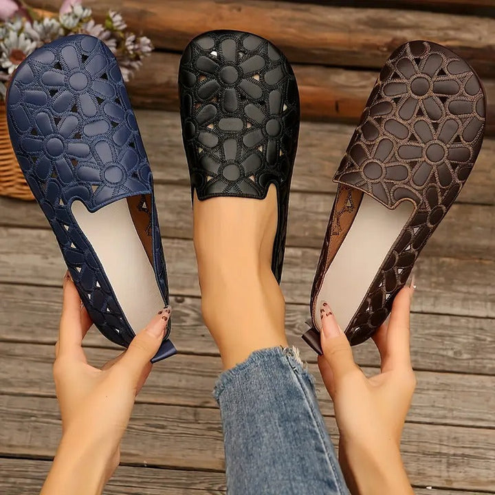 Veronica Breathable Flat Shoes, view 10 - Elena Harper