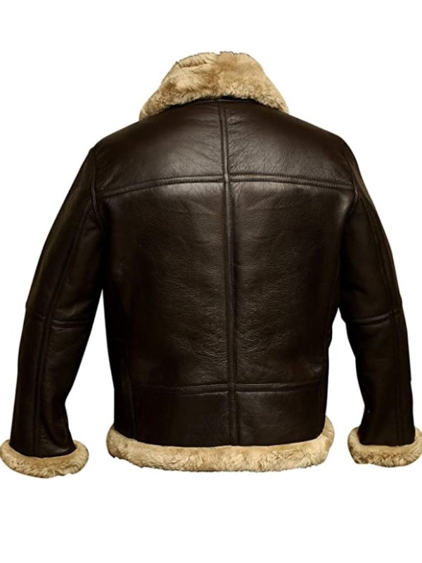 Adrian Shearling Aviator Jacket - Elena Harper