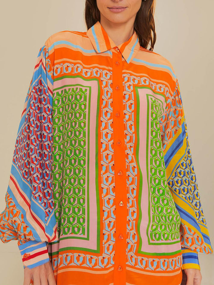 Celeste Balloon Sleeve Shirt - Elena Harper