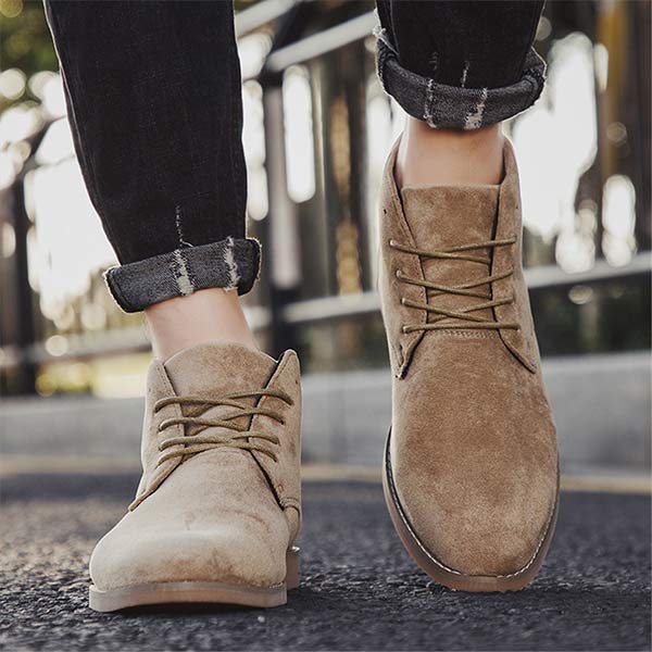 UrbanStride Classic Stylish Lace-Up Men's Ankle Shoe, view 10 - Elena Harper