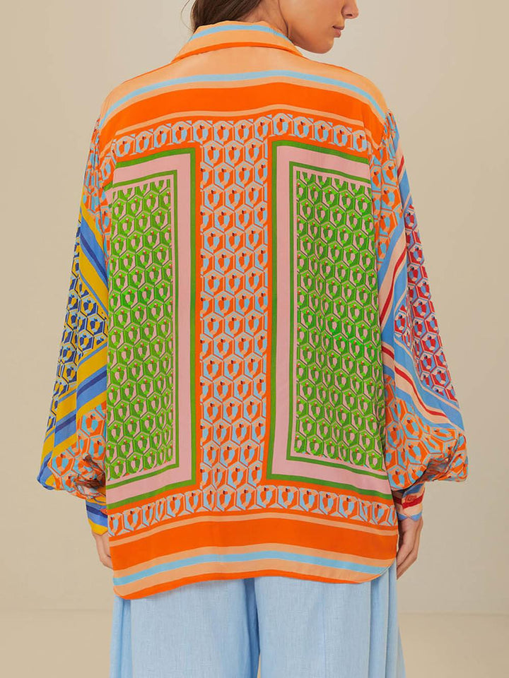 Celeste Balloon Sleeve Shirt - Elena Harper