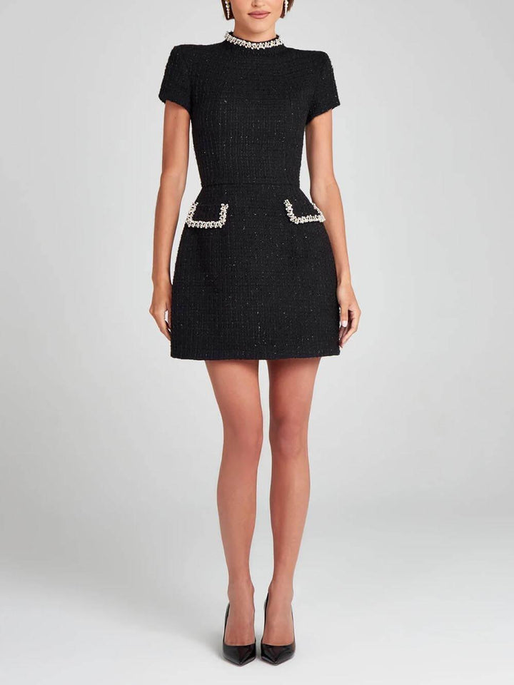 Lila Mini Pocket Dress, view 4 - Elena Harper