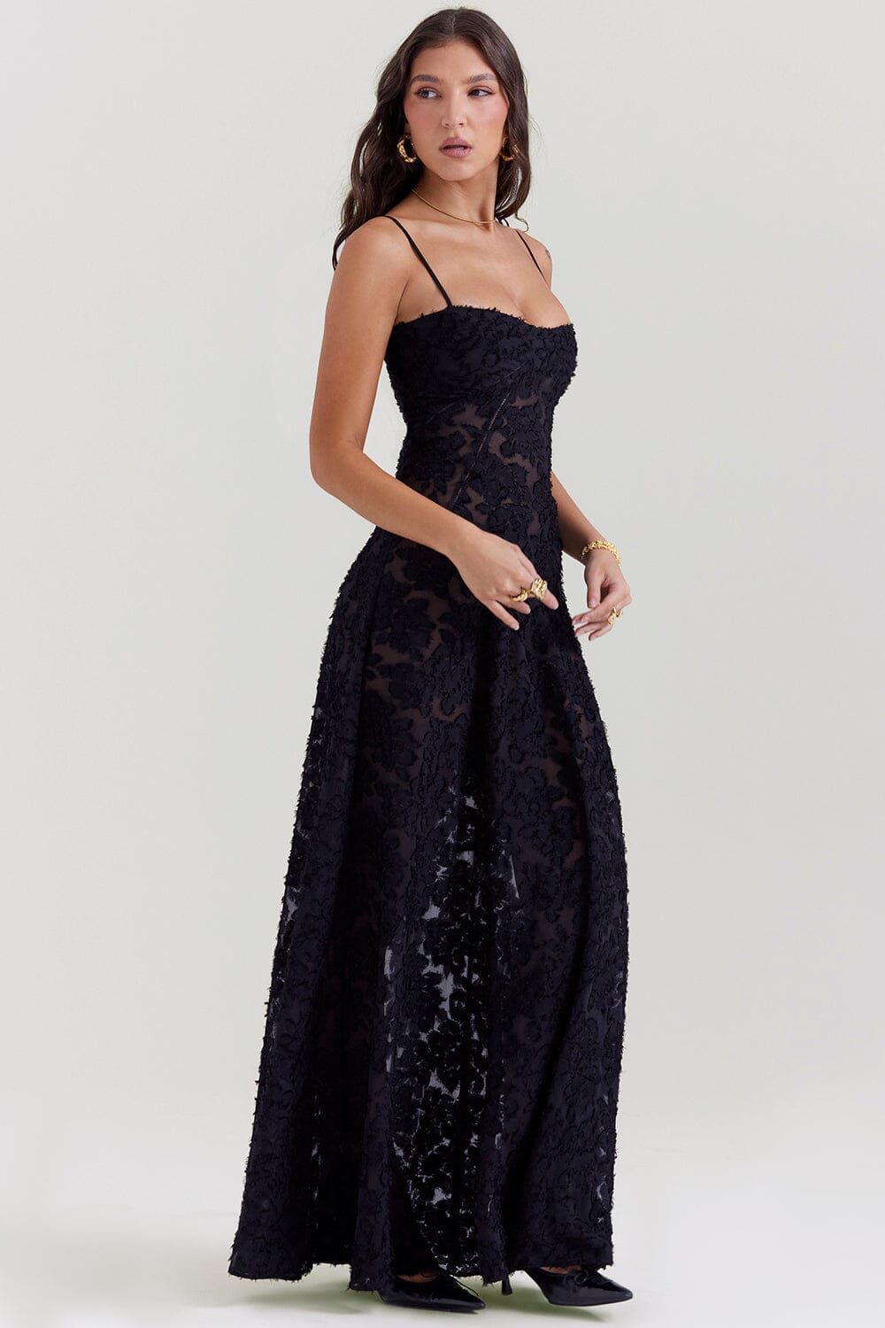 Women's Elegant Flowy Maxi Dress - Effortless Style for Any Event