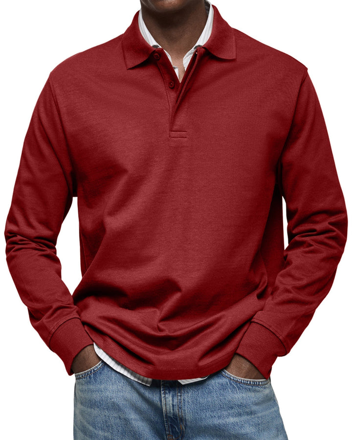 Luxury Long-sleeved Polo - Elena Harper