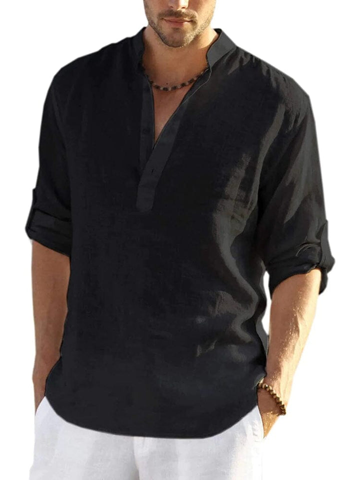 ELENA HARPER™  |  COTTON LINEN SHIRT FOR MEN