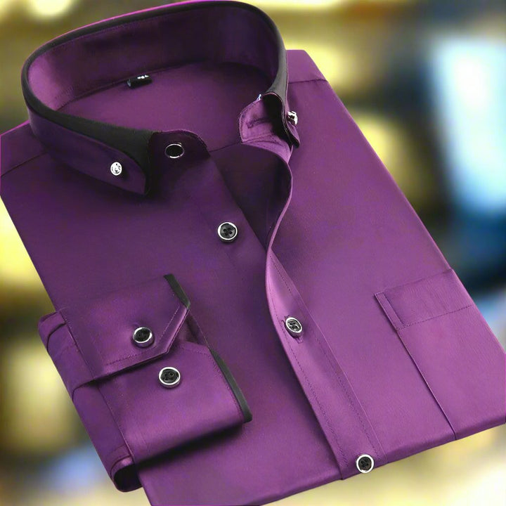 Albert Classic Long Sleeve Cotton Shirt - Elena Harper