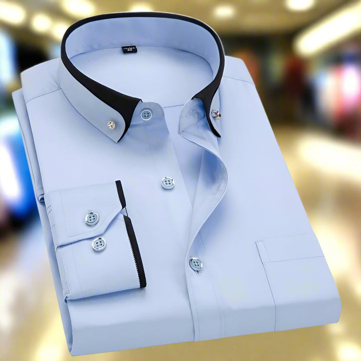 Albert Classic Long Sleeve Cotton Shirt - Elena Harper