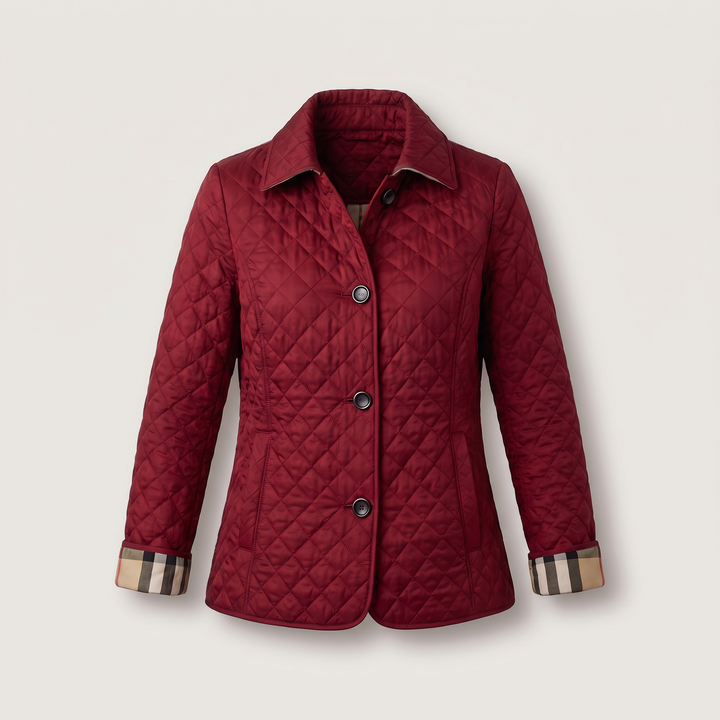Isabella | Elegant Quilted Jacket with Classic Button Closure