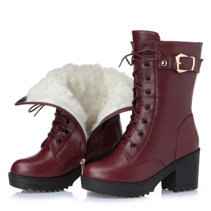 Zoaha - Leather Martin Boots