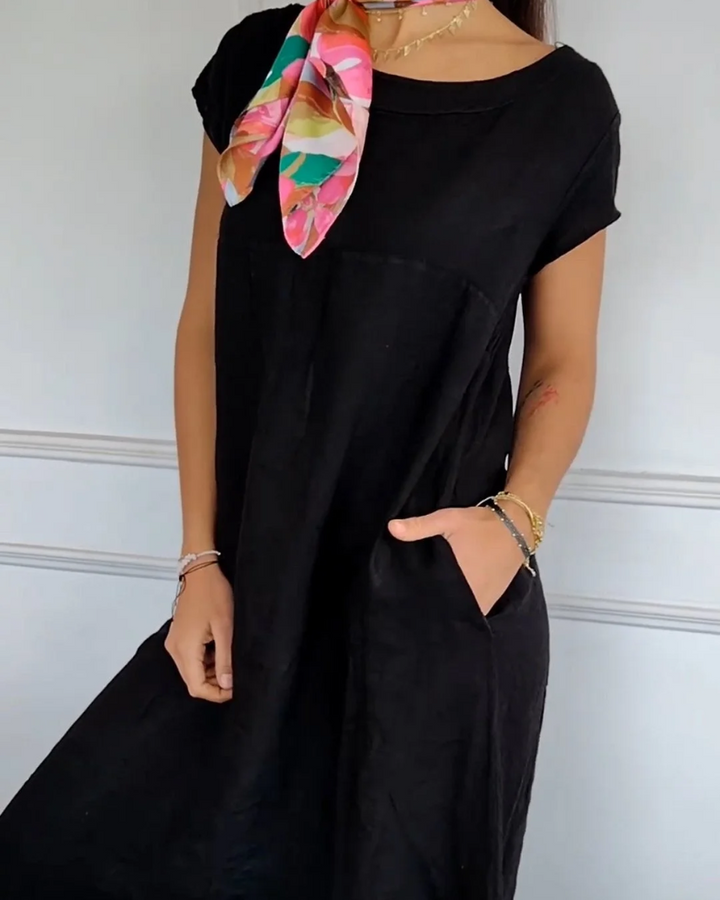 BERAWA Casual Cotton Dress - Elena Harper