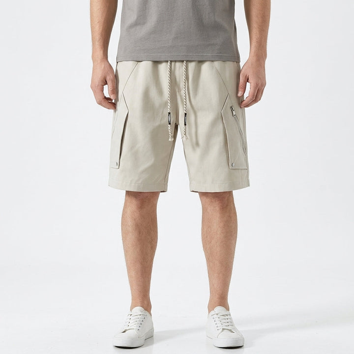 Casual Zip Pocket Shorts
