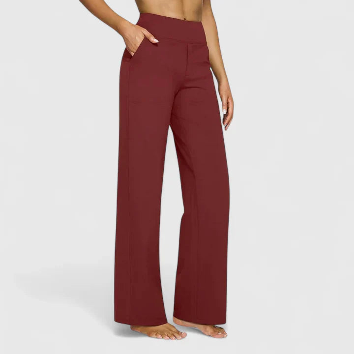Nadine | Women's Wide Lounge Pants with Stretch Waistband