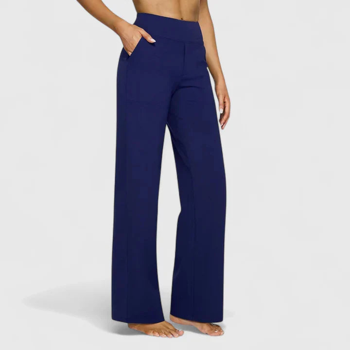 Nadine | Women's Wide Lounge Pants with Stretch Waistband
