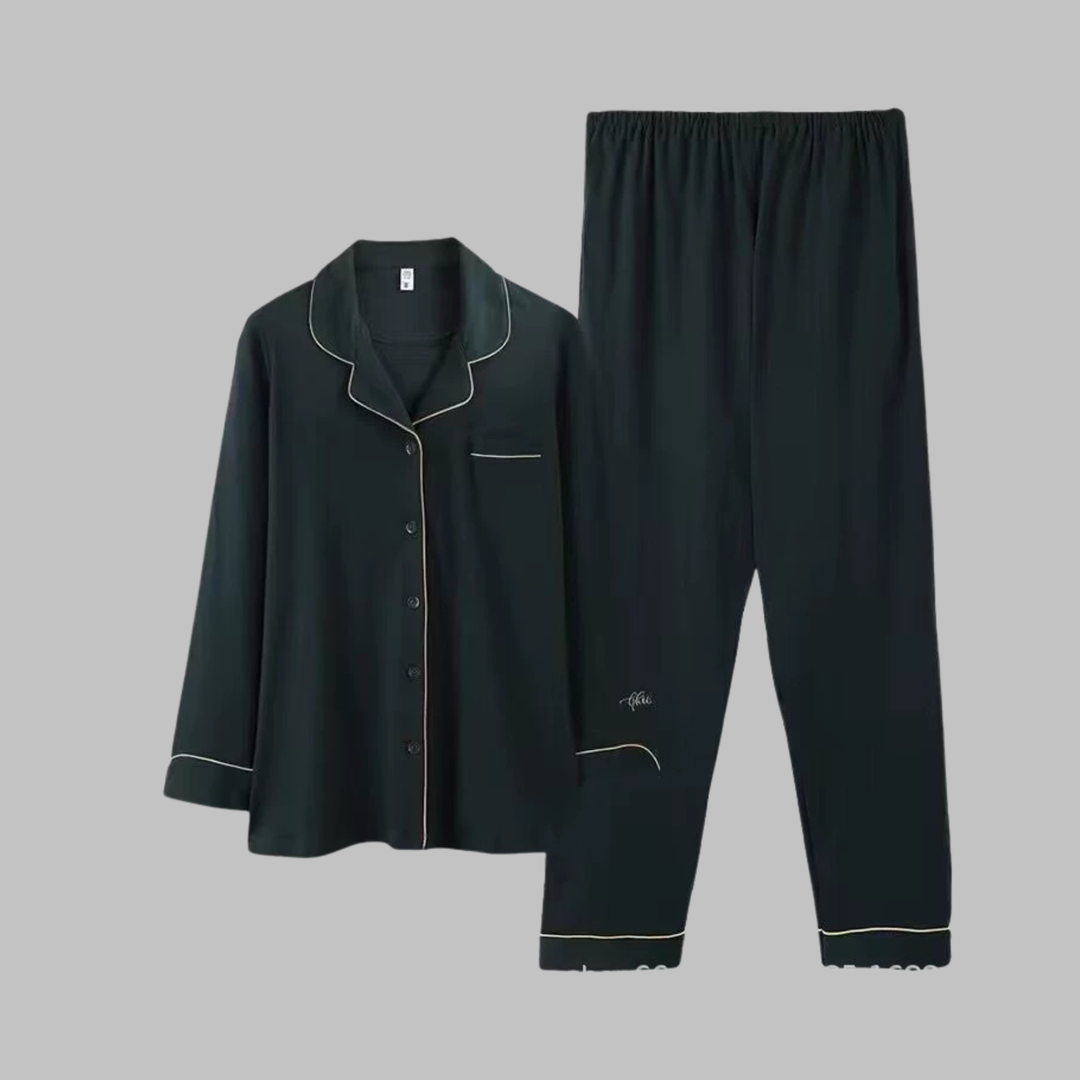 COSIMA Cozy Long Sleeve Top and Pants Loungewear Set - Elena Harper