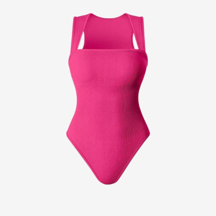 Bodysuit with Square Neckline