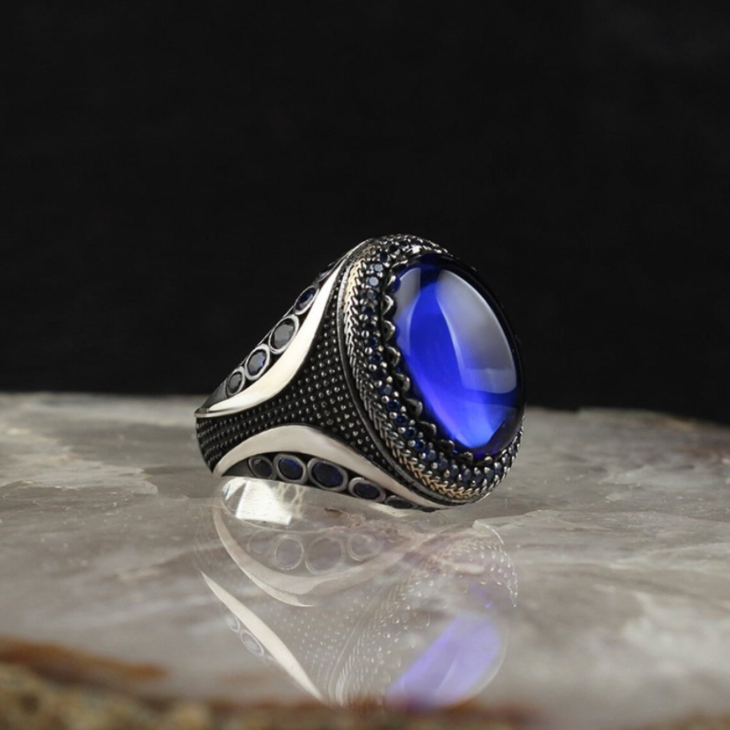 Sovereign Sapphire Ring - Elena Harper