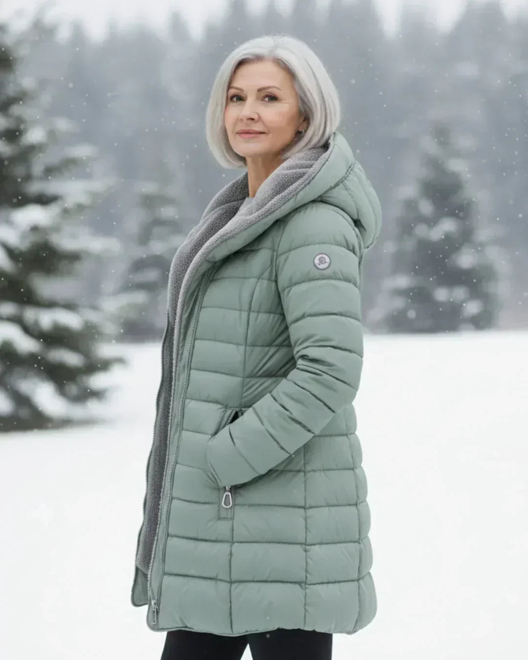 Sophie - Refined Down Jacket with Hood