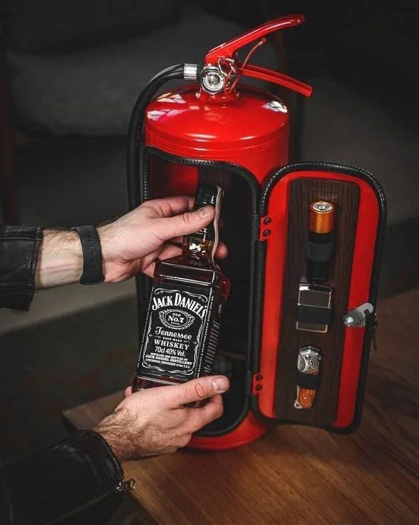 Discreet Fire Extinguisher Mini Bar - Secret Storage