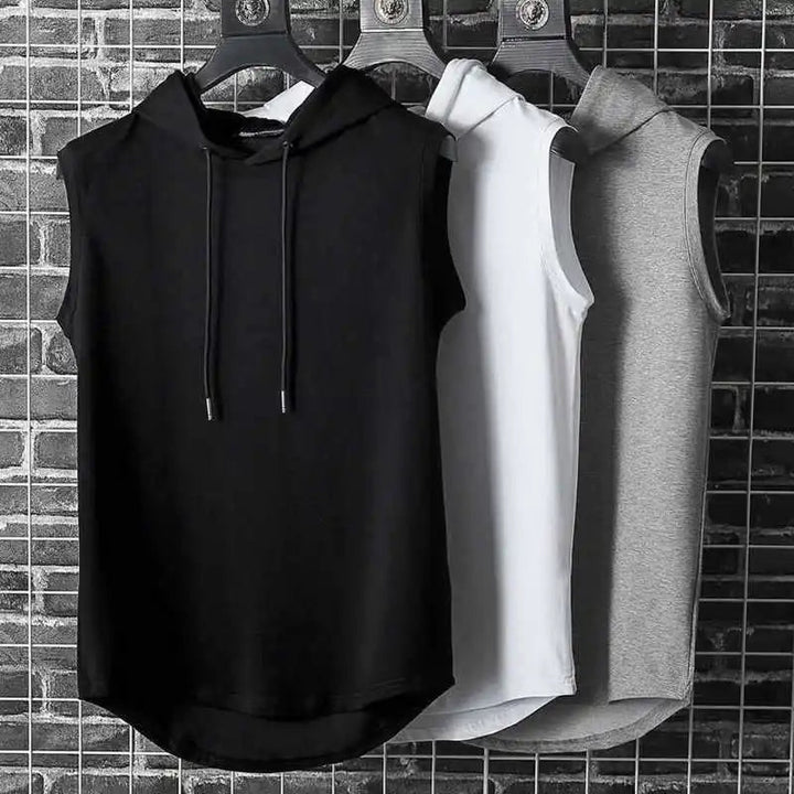 HARRINGTON OXFORD | SLEEVELESS HOODIE FOR MEN