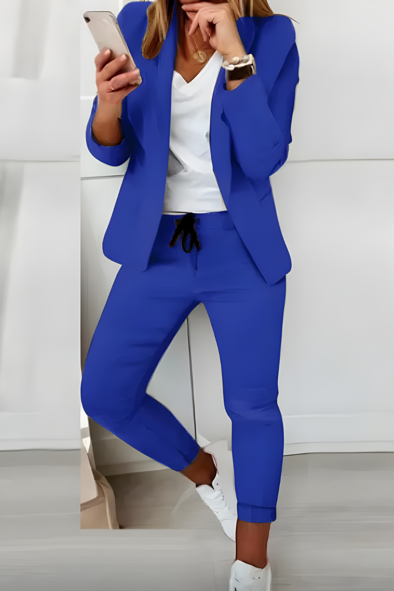 Amie™ | Elegant Blazer and Trousers Set